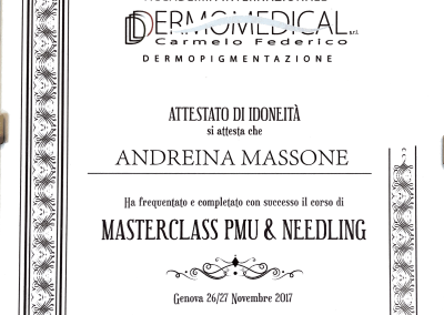 alt attestato masterclass pmu & needling